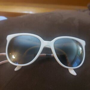RARE VINTAGE VUARNET WHITE SUNGLASSES with brown lenses
